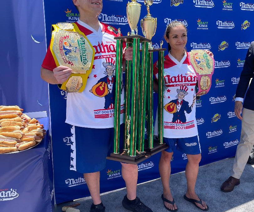 The 2021 Nathan’s Annual Hot Dog Eating Contest